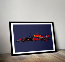 Load image into Gallery viewer, Max Verstappen Red Bull F1 Print - Fueled.art
