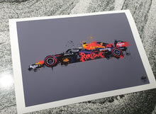 画像をギャラリービューアに読み込む, Max Verstappen Red Bull F1 Print - Fueled.art
