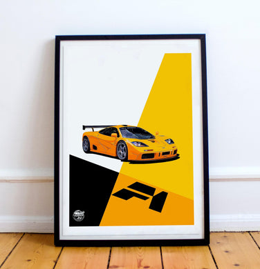 McLaren F1 LM print - Fueled.art