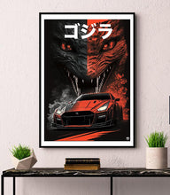 Lade das Bild in den Galerie-Viewer, Nissan Skyline GTR Godzilla Print - Fueled.art
