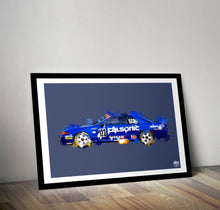 Load image into Gallery viewer, Nissan Skyline R32 GTR Calsonic Print - Various sizes - Fueled.art
