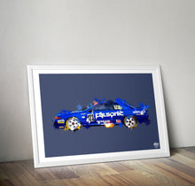 Load image into Gallery viewer, Nissan Skyline R32 GTR Calsonic Print - Various sizes - Fueled.art

