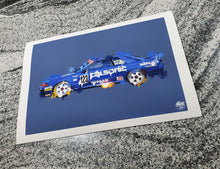 Load image into Gallery viewer, Nissan Skyline R32 GTR Calsonic Print - Various sizes - Fueled.art
