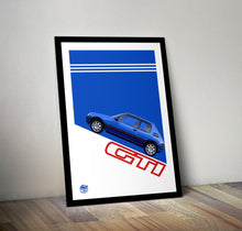 画像をギャラリービューアに読み込む, Peugeot 205 GTI Print - Fueled.art
