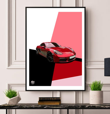 Porsche 718 982 Cayman Print - Fueled.art