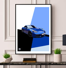 Carica l&#39;immagine nel visualizzatore di Gallery, Porsche 718 982 Cayman Print - Fueled.art
