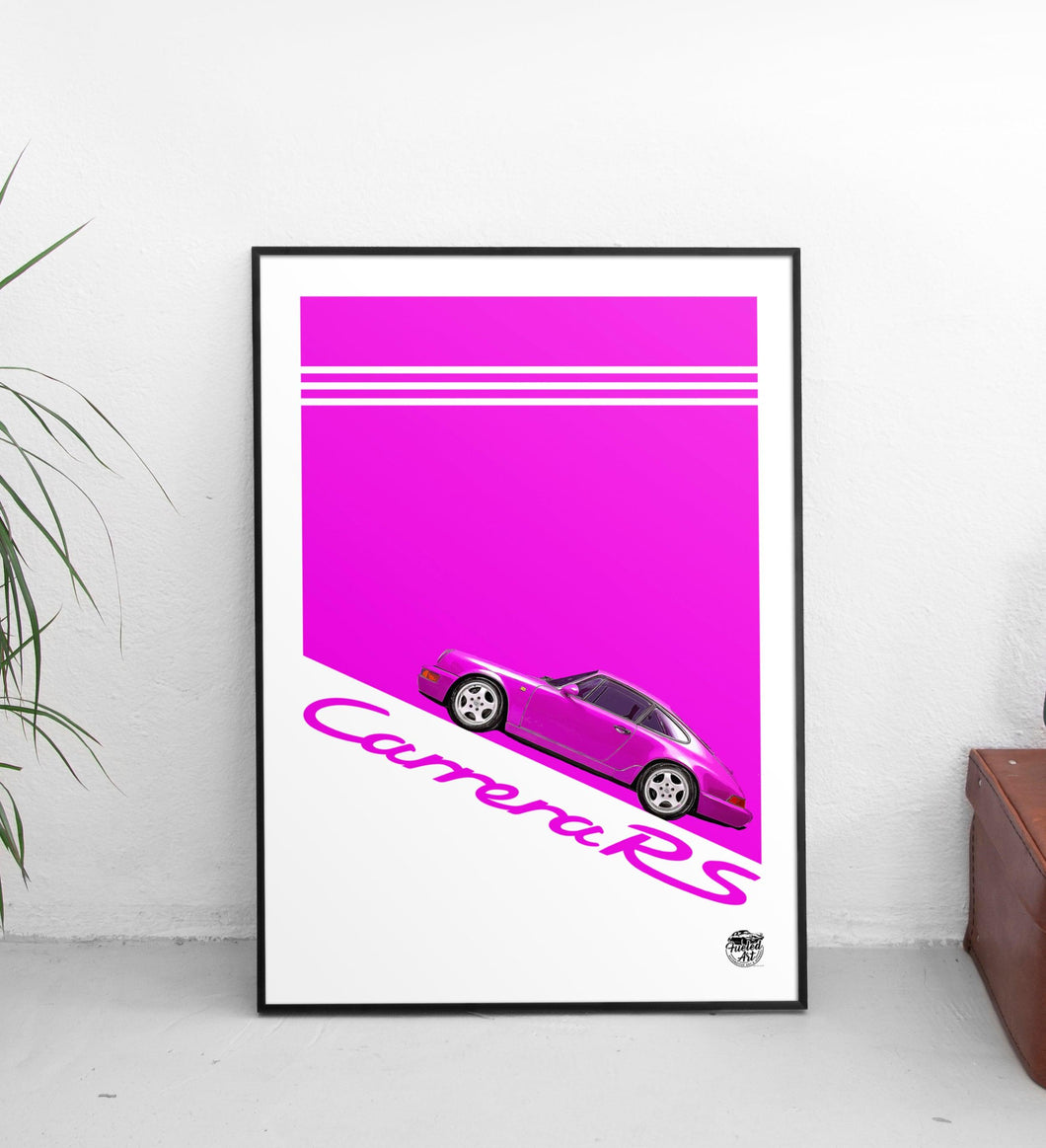 Porsche 911 964 Carrera RS Print - Fueled.art