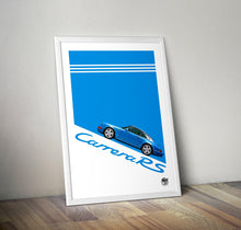 Load image into Gallery viewer, Porsche 911 964 Carrera RS Print - Fueled.art
