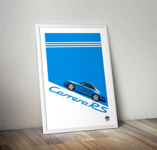 Charger l&#39;image dans la visionneuse de la galerie,Porsche 911 964 Carrera RS Print - Fueled.art
