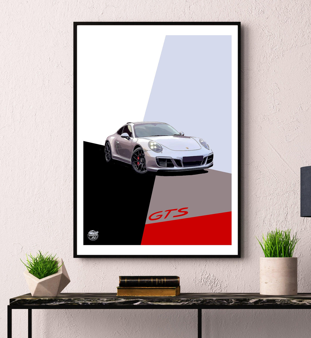 Porsche 911 991 Carrera GTS Print - Fueled.art