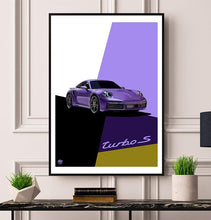 Load image into Gallery viewer, Porsche 911 992 Turbo S Print - Fueled.art
