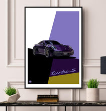 Load image into Gallery viewer, Porsche 911 992 Turbo S Print - Fueled.art
