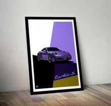 Load image into Gallery viewer, Porsche 911 992 Turbo S Print - Fueled.art
