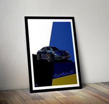 画像をギャラリービューアに読み込む, Porsche 911 992 Turbo S Print - Fueled.art
