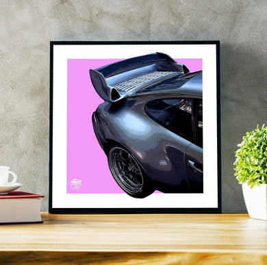 Porsche 911 993 GT2 RS Print - Fueled.art