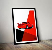 Load image into Gallery viewer, Porsche 911 993 GT2 RS Print - Fueled.art
