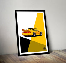 Load image into Gallery viewer, Porsche 911 993 GT2 RS Print - Fueled.art
