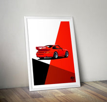 Load image into Gallery viewer, Porsche 911 993 GT2 RS Print - Fueled.art
