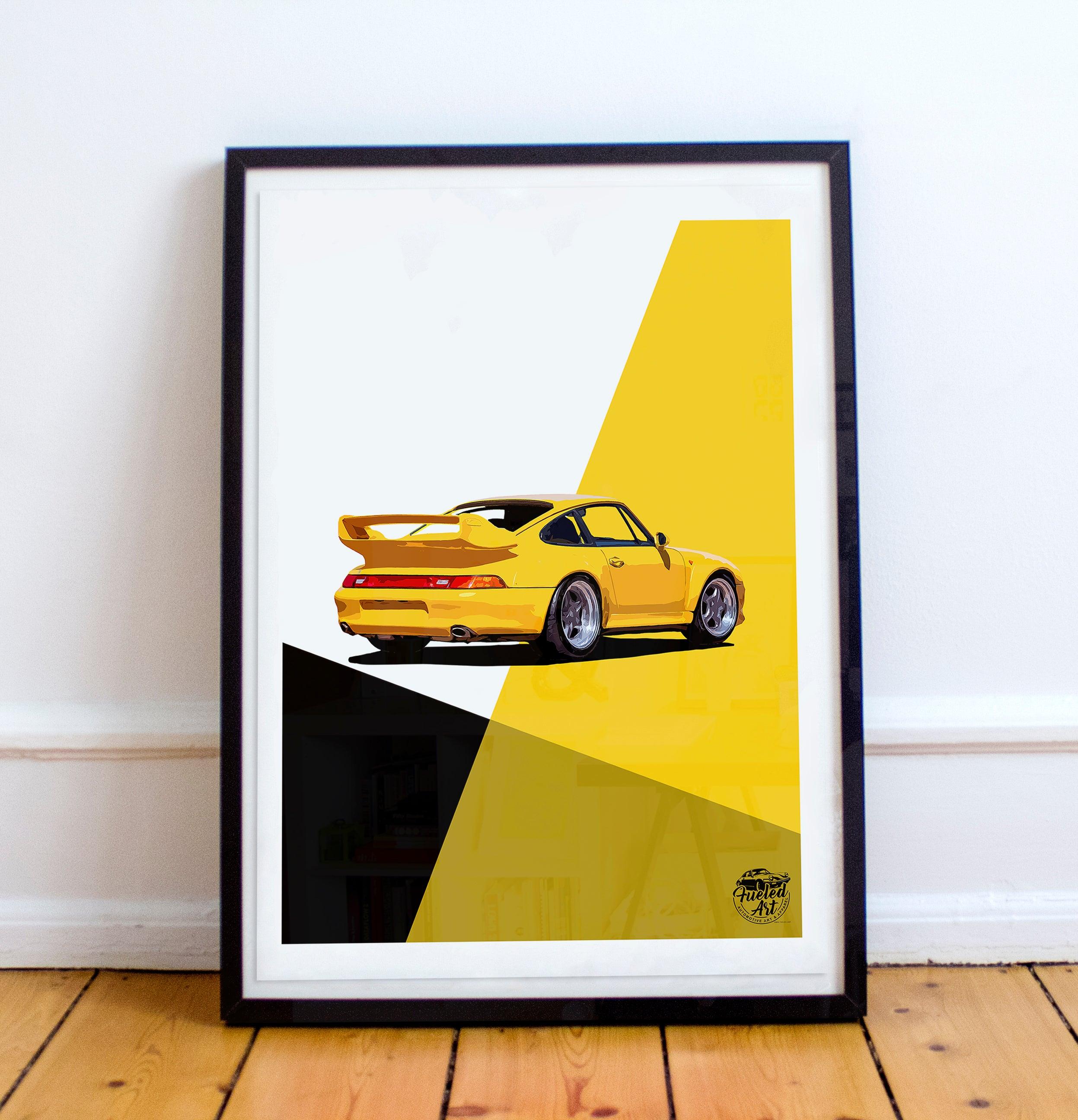 Porsche 911 993 GT2 RS Print - Fueled.art