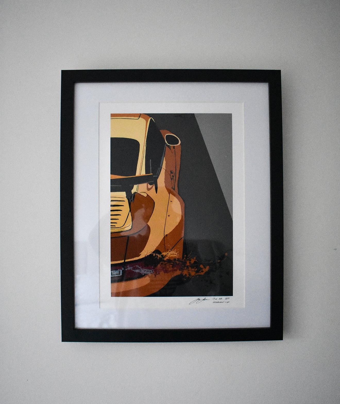 Porsche 911 993 GT2 RS Print - Fueled.art