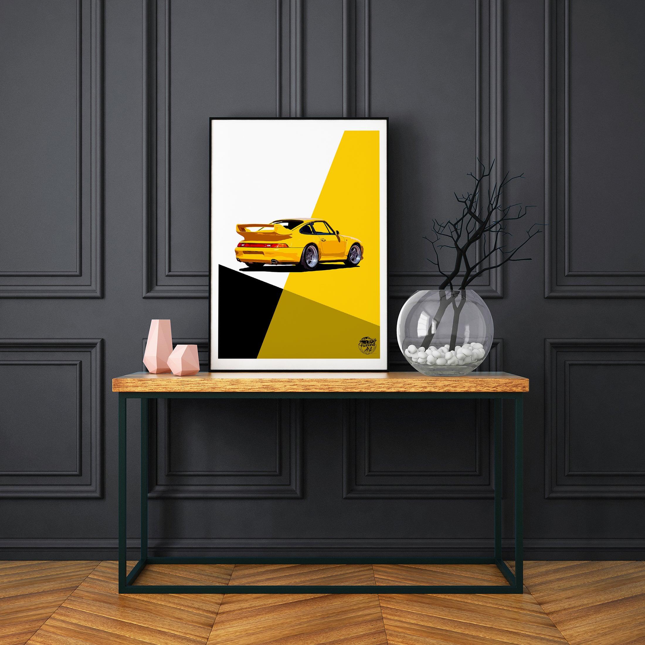 Porsche 911 993 GT2 RS Print - Fueled.art