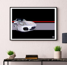 画像をギャラリービューアに読み込む, Porsche 911 996 Carrera 4S Print - Fueled.art
