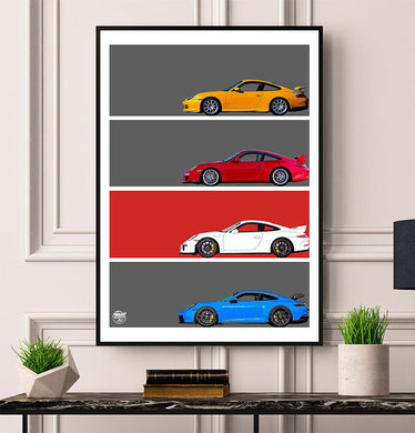 Porsche 911 GT3 Print - Fueled.art