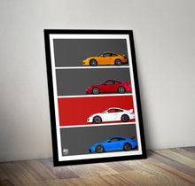 Load image into Gallery viewer, Porsche 911 GT3 Print - Fueled.art
