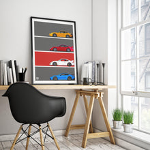 Cargar imagen en el visor de la galería, Porsche 911 GT3 Print - Fueled.art
