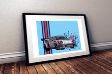 Lade das Bild in den Galerie-Viewer, Porsche 911 Martini Racing Print - Fueled.art
