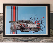 Cargar imagen en el visor de la galería, Porsche 911 Martini Racing Print - Fueled.art
