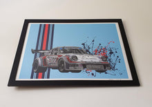 画像をギャラリービューアに読み込む, Porsche 911 Martini Racing Print - Fueled.art
