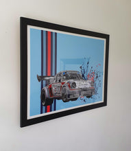 Load image into Gallery viewer, Porsche 911 Martini Racing Print - Fueled.art

