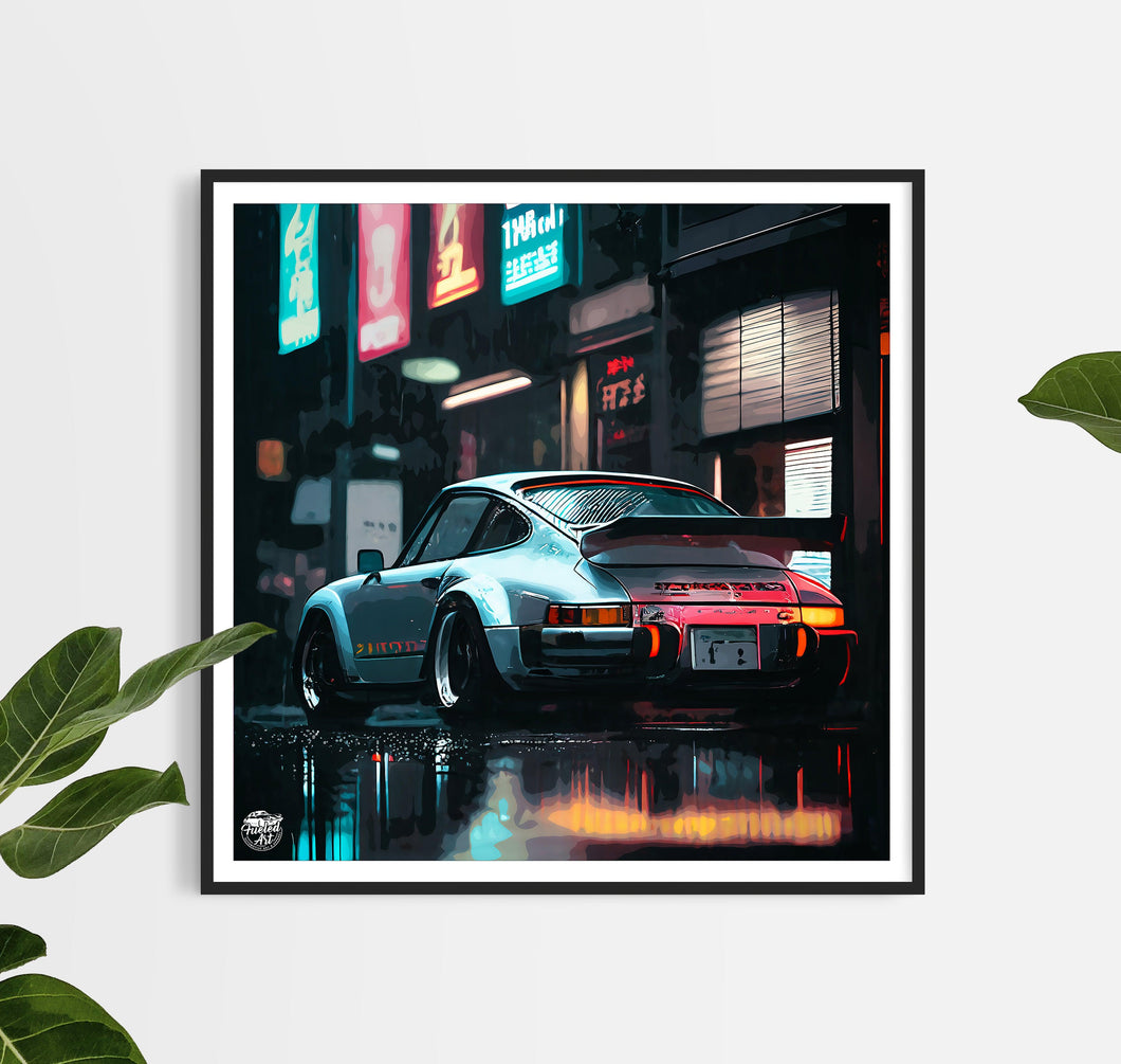 Porsche 911 Turbo print - Fueled.art