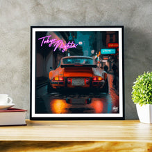 Charger l&#39;image dans la visionneuse de la galerie,Porsche 911 Turbo Tokyo Nights print - Fueled.art
