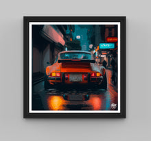 Charger l&#39;image dans la visionneuse de la galerie,Porsche 911 Turbo Tokyo print - Fueled.art
