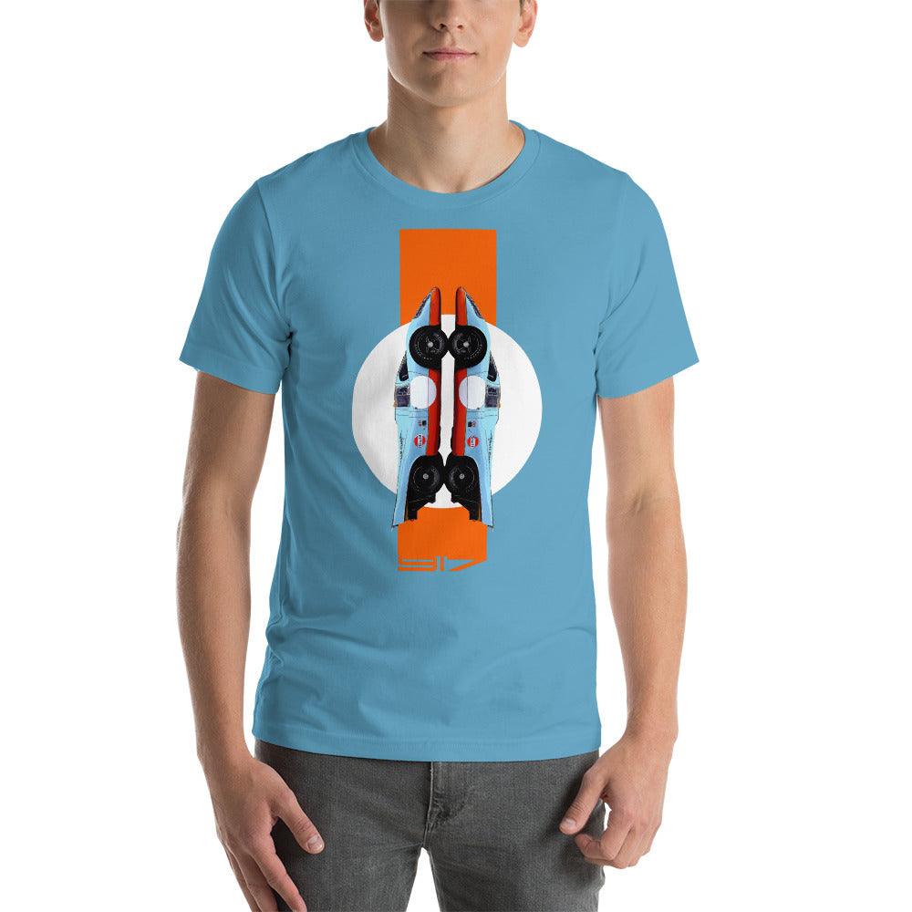 Porsche 917 Gulf - Short-Sleeve Unisex T-Shirt - Fueled.art