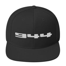 Load image into Gallery viewer, Porsche 944 - Embroidered Logo - Black Snapback Hat - Fueled.art
