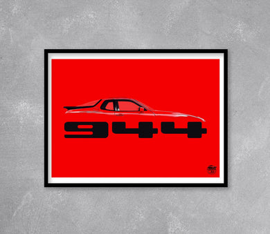 Porsche 944 Print - Fueled.art