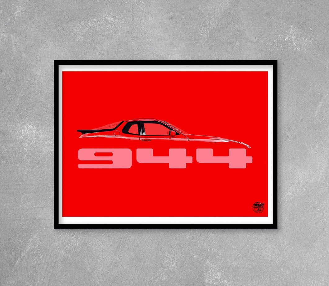 Porsche 944 Print - Fueled.art
