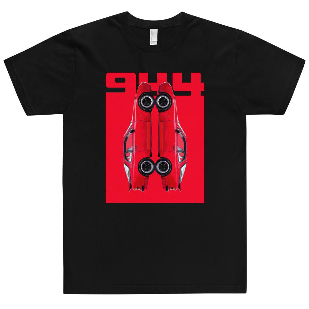 Porsche 944 Turbo - Black T-Shirt - Fueled.art
