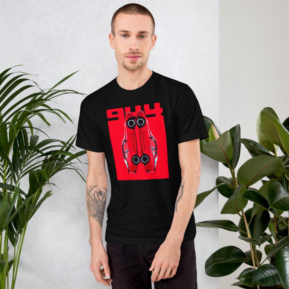 Porsche 944 Turbo - Black T-Shirt - Fueled.art
