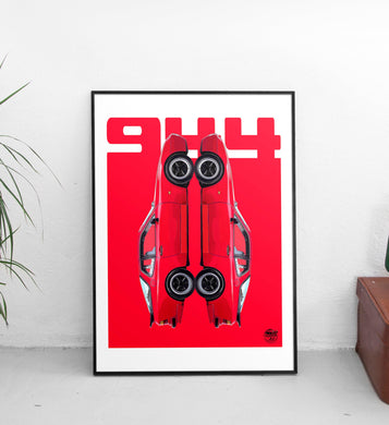 Porsche 944 Turbo Print - Fueled.art