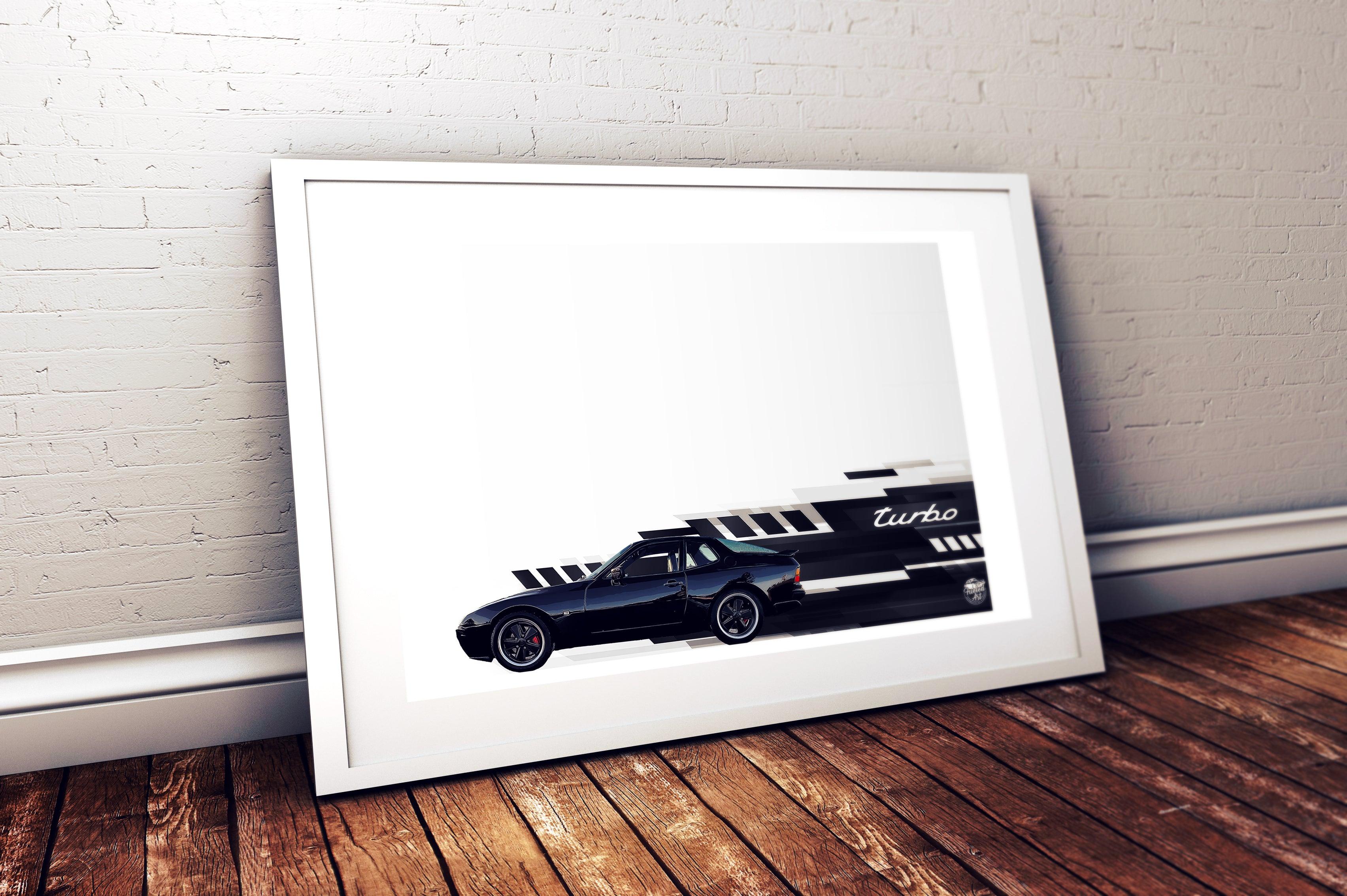 Porsche 944 Turbo Print - Fueled.art