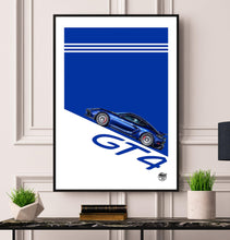 Load image into Gallery viewer, Porsche Cayman GT4 Print - Fueled.art
