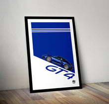 Load image into Gallery viewer, Porsche Cayman GT4 Print - Fueled.art
