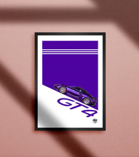 画像をギャラリービューアに読み込む, Porsche Cayman GT4 Print - Fueled.art
