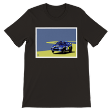 画像をギャラリービューアに読み込む, Subaru Impreza S3 WRC Colin McRae - Premium Unisex Crewneck T-shirt - Fueled.art
