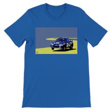 画像をギャラリービューアに読み込む, Subaru Impreza S3 WRC Colin McRae - Premium Unisex Crewneck T-shirt - Fueled.art
