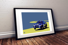 Load image into Gallery viewer, Subaru Impreza STI S3 - Colin McRae WRC Print - Fueled.art
